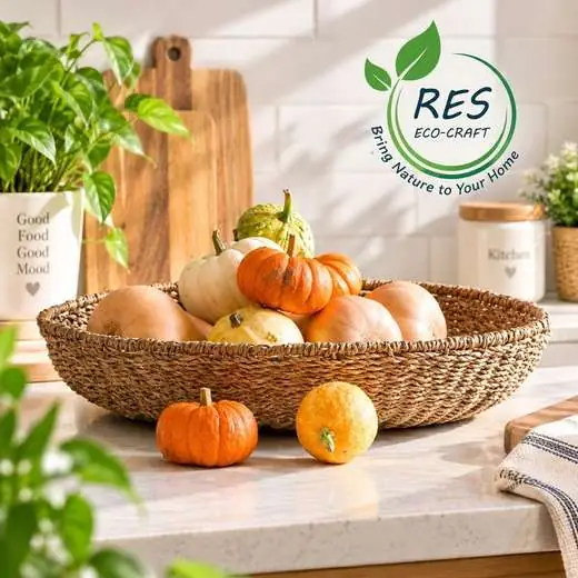 Warm Eco-Friendly Kitchen Seagrass Still Life by RES Eco-Craft