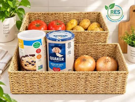 Seagrass Kitchen Storage Bins by RES Eco-Craft