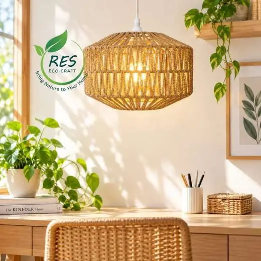 Seagrass Cozy Eco-Crafted Scandinavian Workspace by RES Eco-Craft