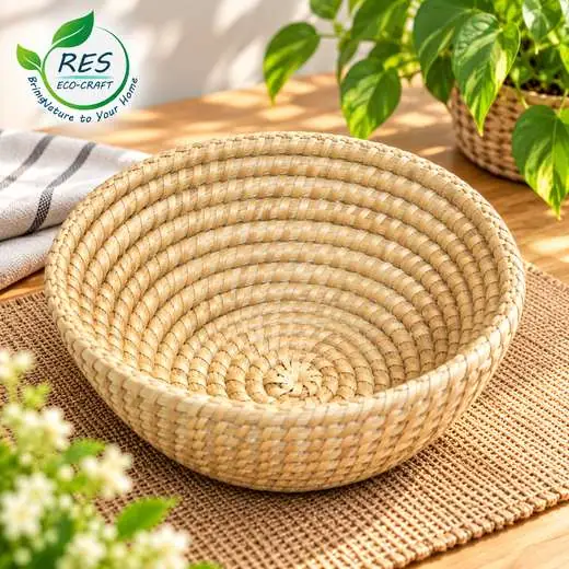 Sungrass Heritage Woven Basket by RES Eco-Craft