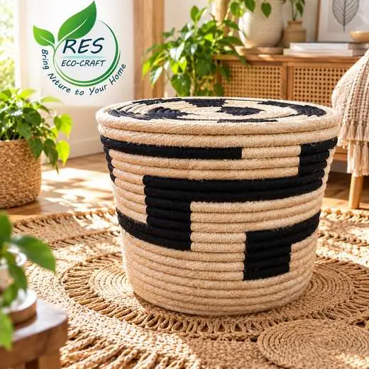 Jute Harmony Storage Basket by RES Eco-Craft