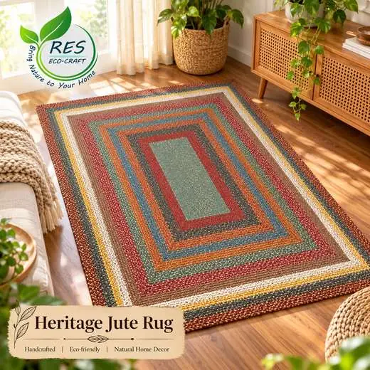 Heritage Jute Rug by RES Eco-Craft