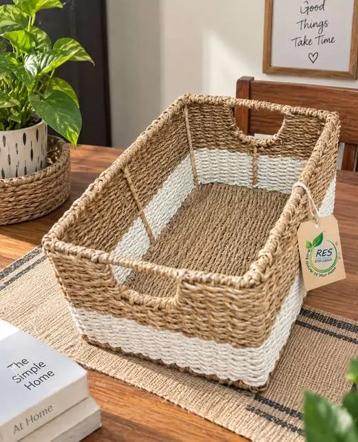 Jute Utility Storage Basket by RES Eco-Craft