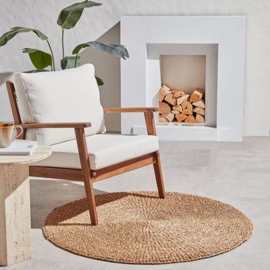 Round Seagrass Rug
