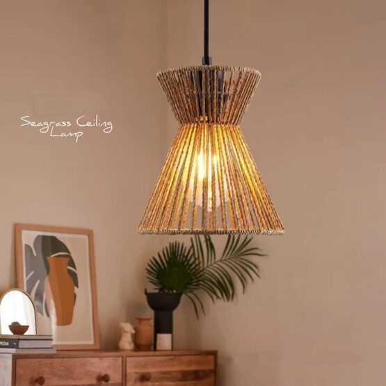 Seagrass Ceiling Lamp