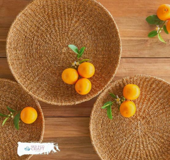 Seagrass Round Tray