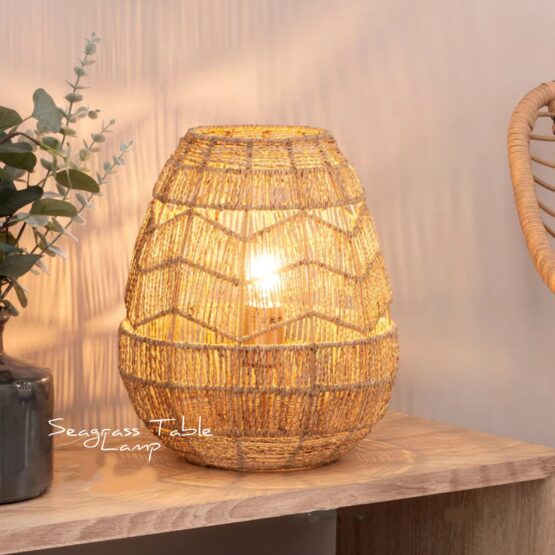 Seagrass Table Lamp