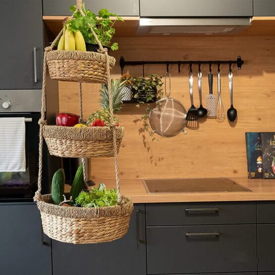 Seagrass 3 Tier Hanging Basket