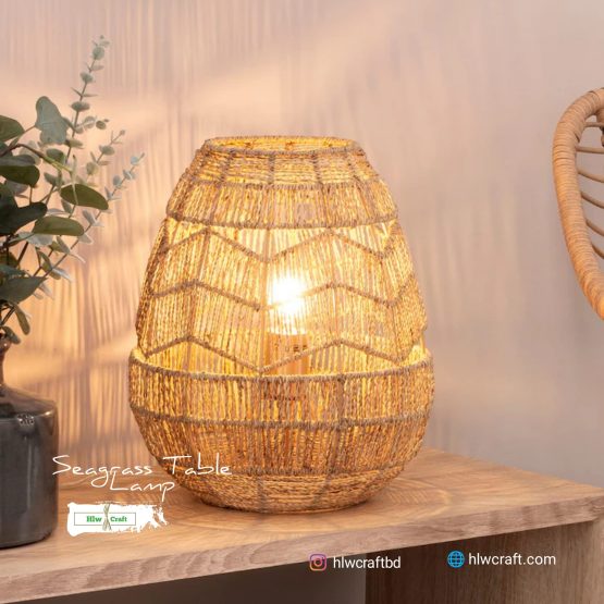 Seagrass Table Lamp