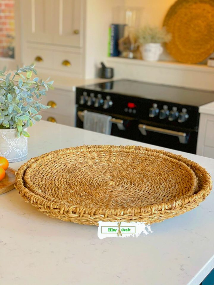 Seagrass Round Tray - Image 5