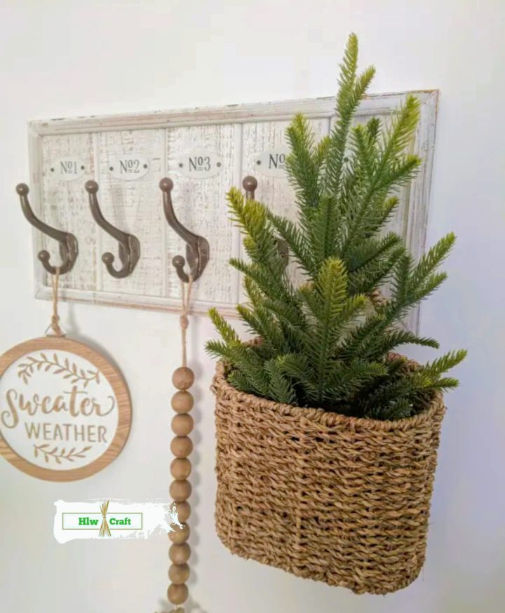 Seagrass Wall Decor Basket - Image 4