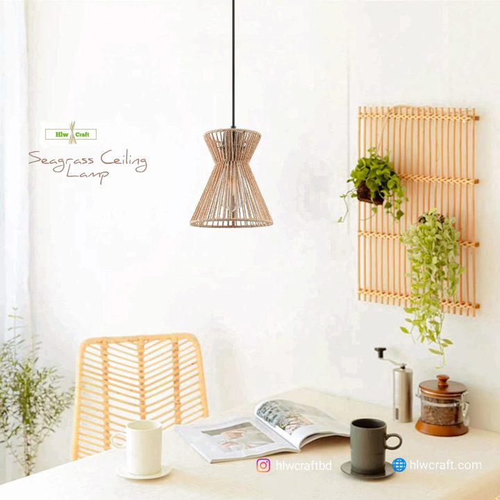 Seagrass Ceiling Lamp - Image 5