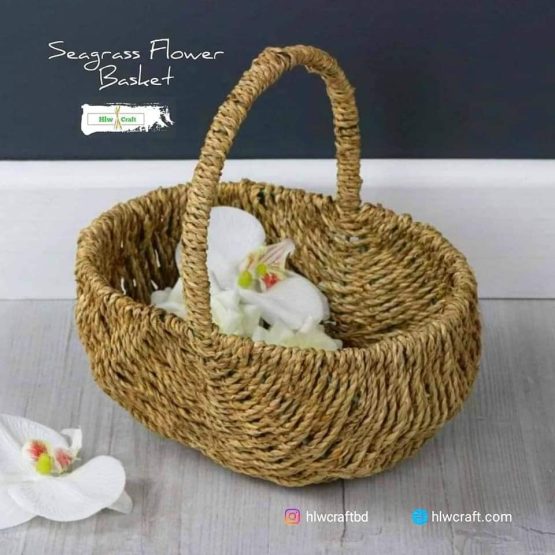 Seagrass Flower Basket