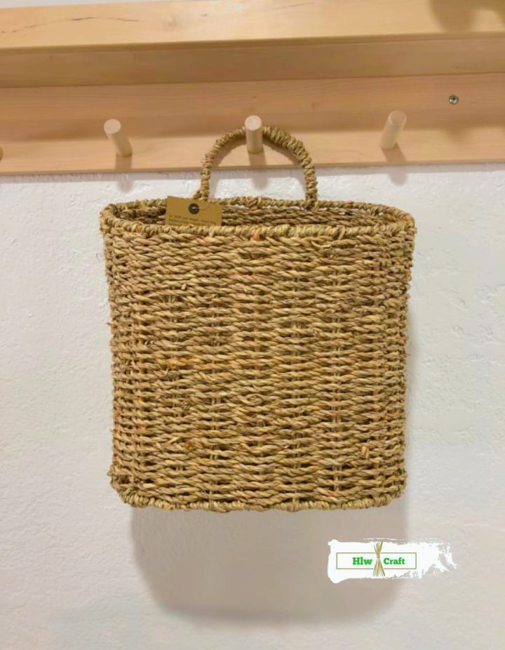 Seagrass Wall Decor Basket - Image 3