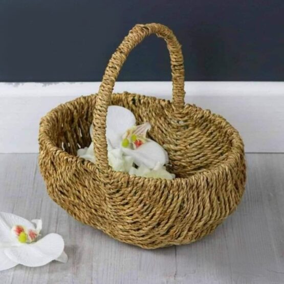 Seagrass Flower Basket