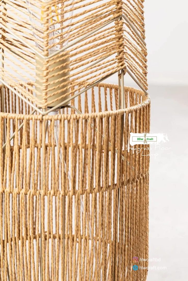 Seagrass Floor Lamp - Image 6