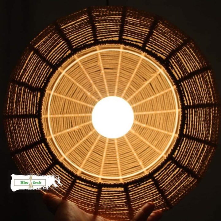 Seagrass Hanging Lamp - Image 4