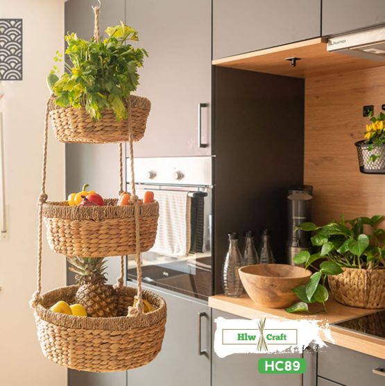 Seagrass 3 Tier Hanging Basket
