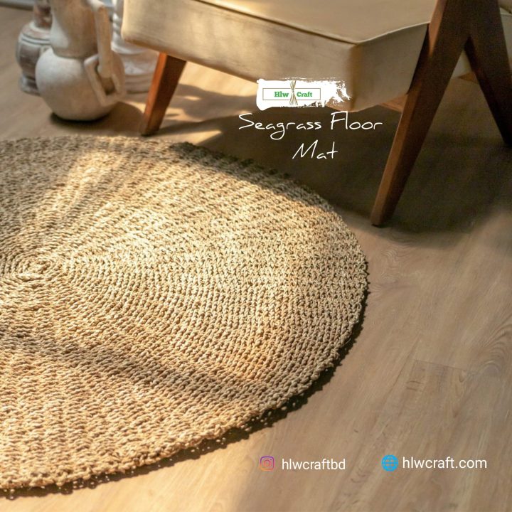 Round Seagrass Rug - Image 4