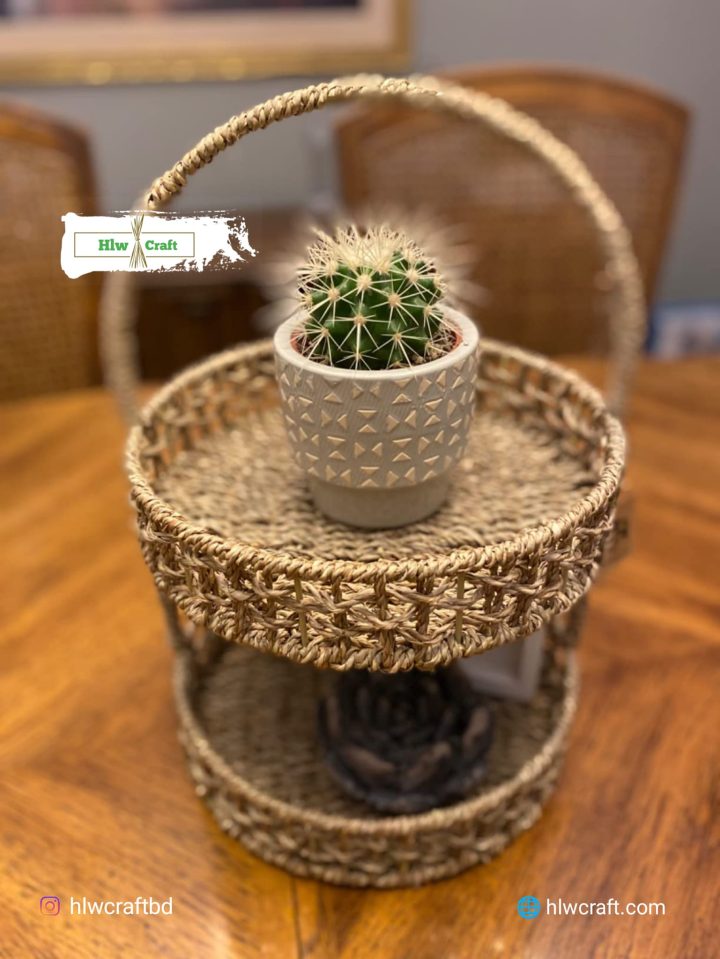 Seagrass 2 tier basket - Image 10